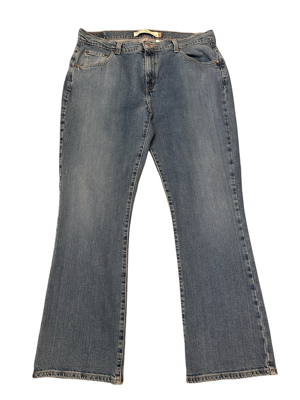 Levi’s 515 Y2K Bootcut Mid Rise Blue Denim Jeans Women’s size 14S